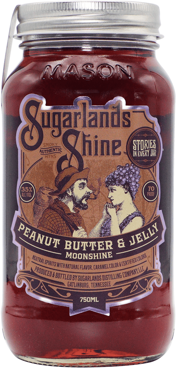 Sugarlands Shine Peanut Butter and Jelly Moonshine 750 ml