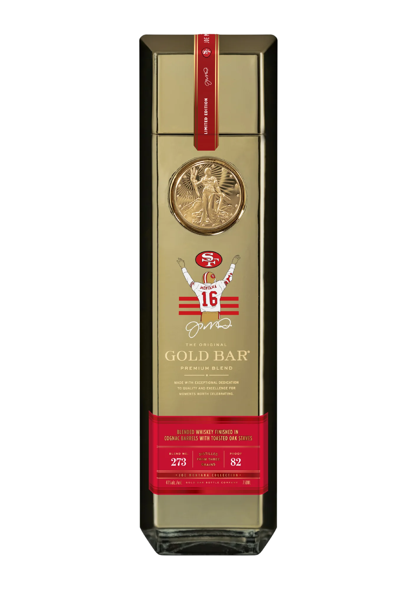 Gold Bar Joe Montana (82 proof) 750 ml