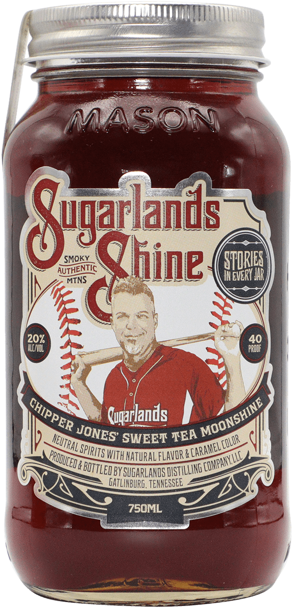 Sugarlands Shine Chipper Jones Sweet Tea Moonshine 750 ml