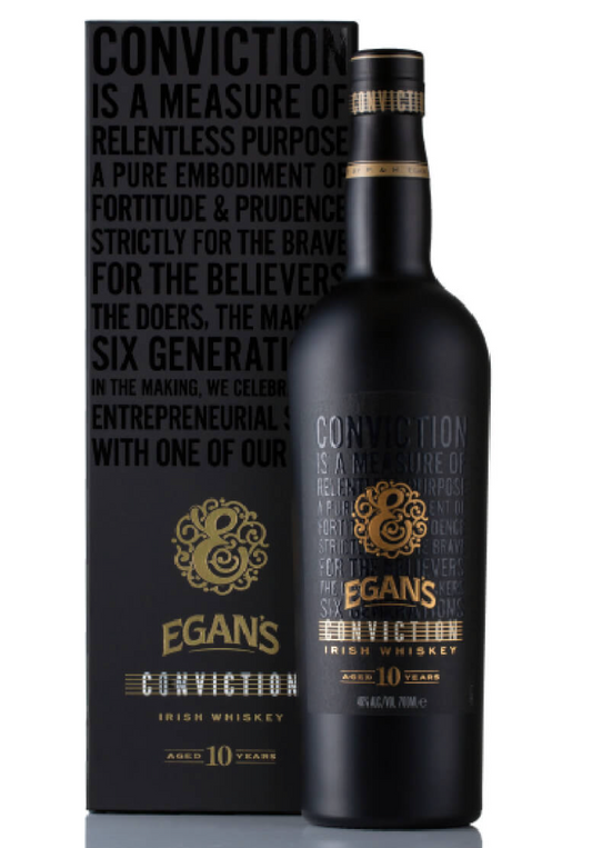 Egans Conviction 10 year Old Blended Irish Whiskey 750 ml