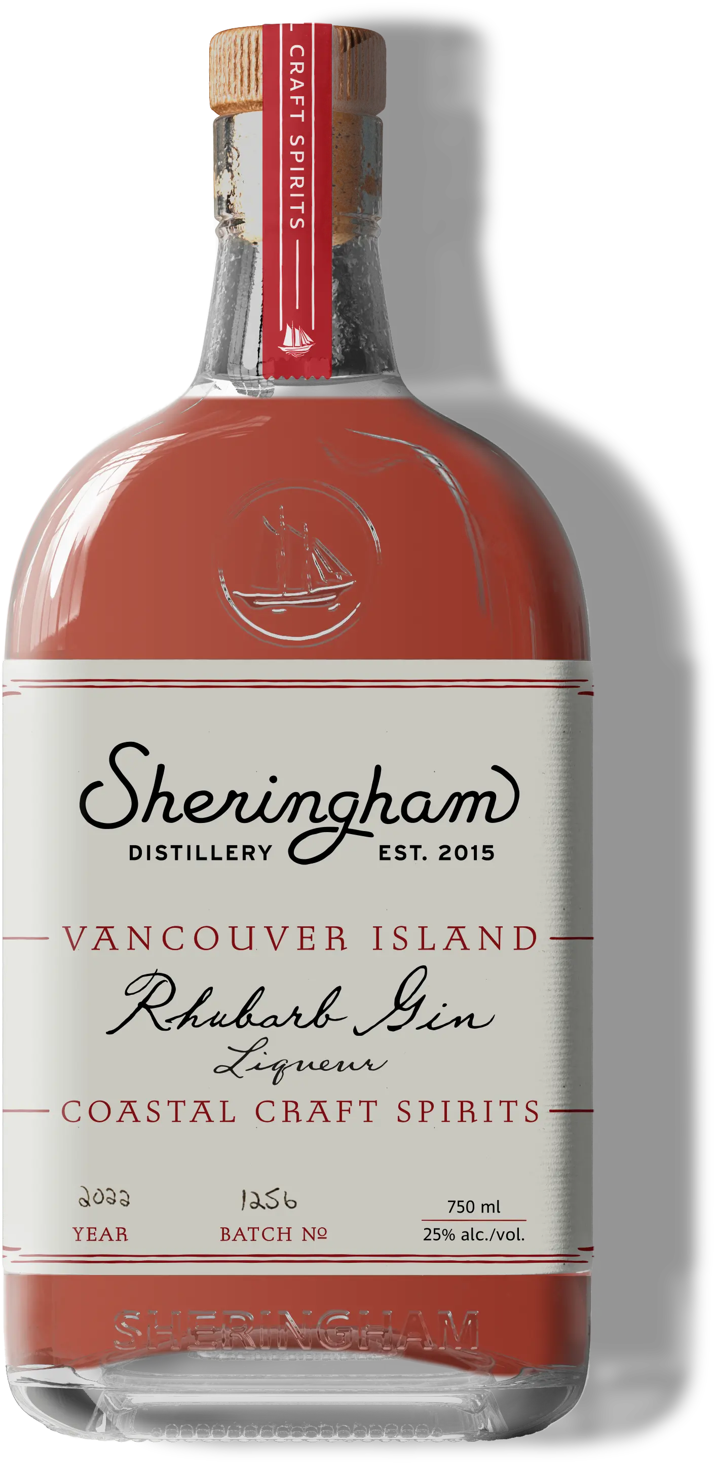 Sheringham Distillery Fresh Rhubarb 750 ML