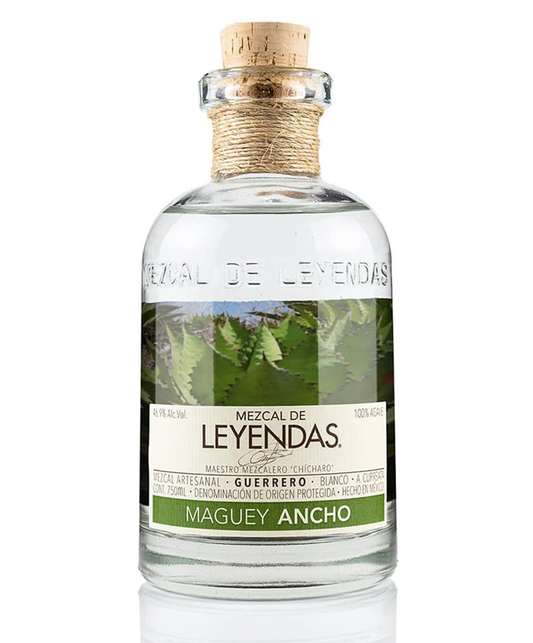 Mezcal De Leyendas Guerrero Maguey Ancho Blanco 750 ml