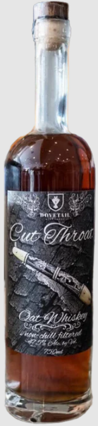 Dovetail Distillery Cut Throat Northern Sierra Mountains Oat Whiskey 750ml