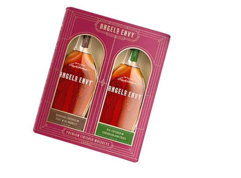 Angels Envy Bourbon and Rye Gift Pack 375 ml