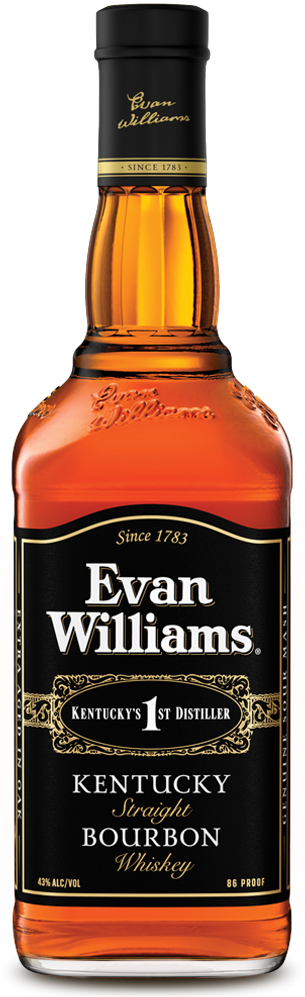 Evan Williams Black Label Kentucky Straight Bourbon 750 ml