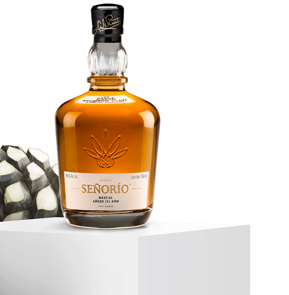 Senorio Mezcal Anejo Espadin Ahumado Suave 1 year 750 ml