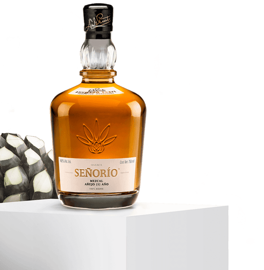 Senorio Mezcal Anejo Espadin Ahumado Suave 1 year 750 ml