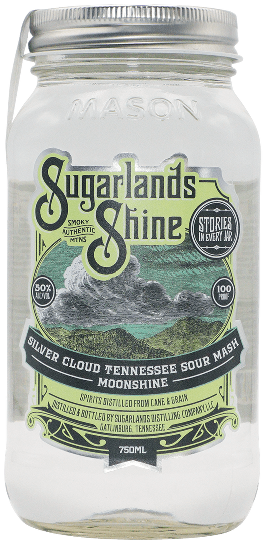Sugarlands Shine Silver cloud Tennessee sour mash 750 ml