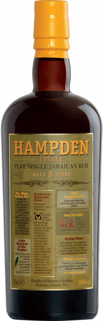 Hampden Estate Single Jamaican 8 year 750 ml