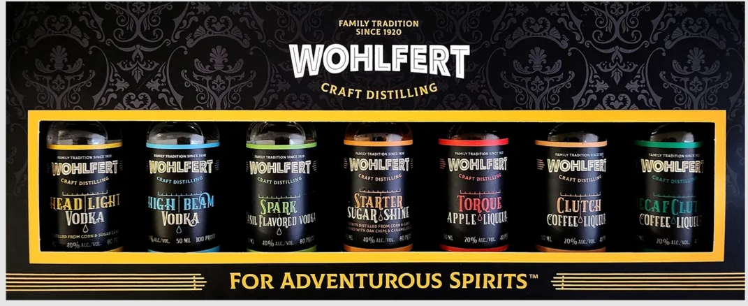 Wohlfert Craft Distilling 7 Pack Sampler 7pk 50ml