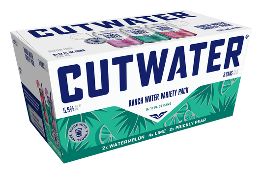 Cutwater Tequila Ranch Water Mixed (8 Pack) 12oz 355 ML