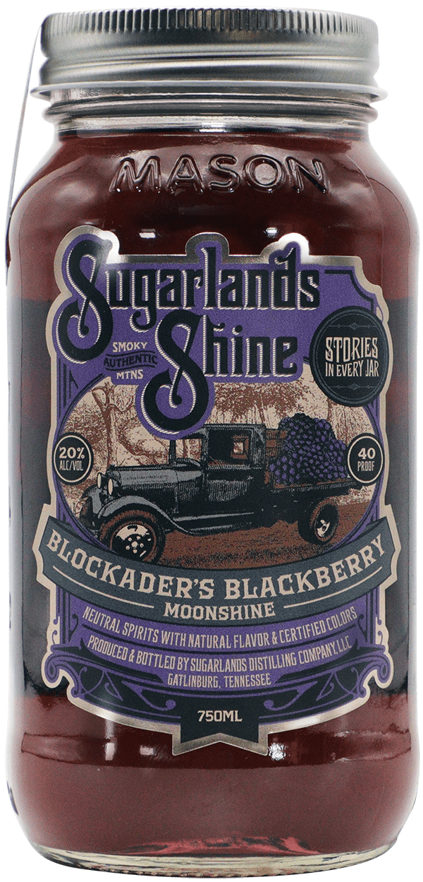 Sugarlands Shine Blackberry Blockaders Moonshine 750 ml