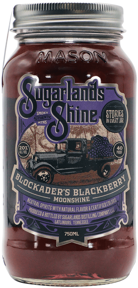 Sugarlands Shine Blackberry Blockaders Moonshine 750 ml