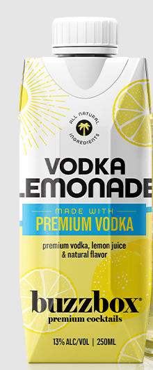 Buzzbox Premium Cocktails Vodka Lemonade  (4 Pack ) 200 ml