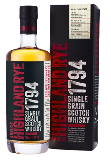 Arbikie 1794 Single Grain Highland Scotch Whiskey 2021 750ml