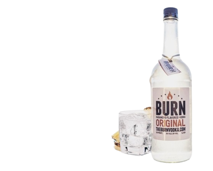 Burn Habanero Flavored Vodka Original 750 ml