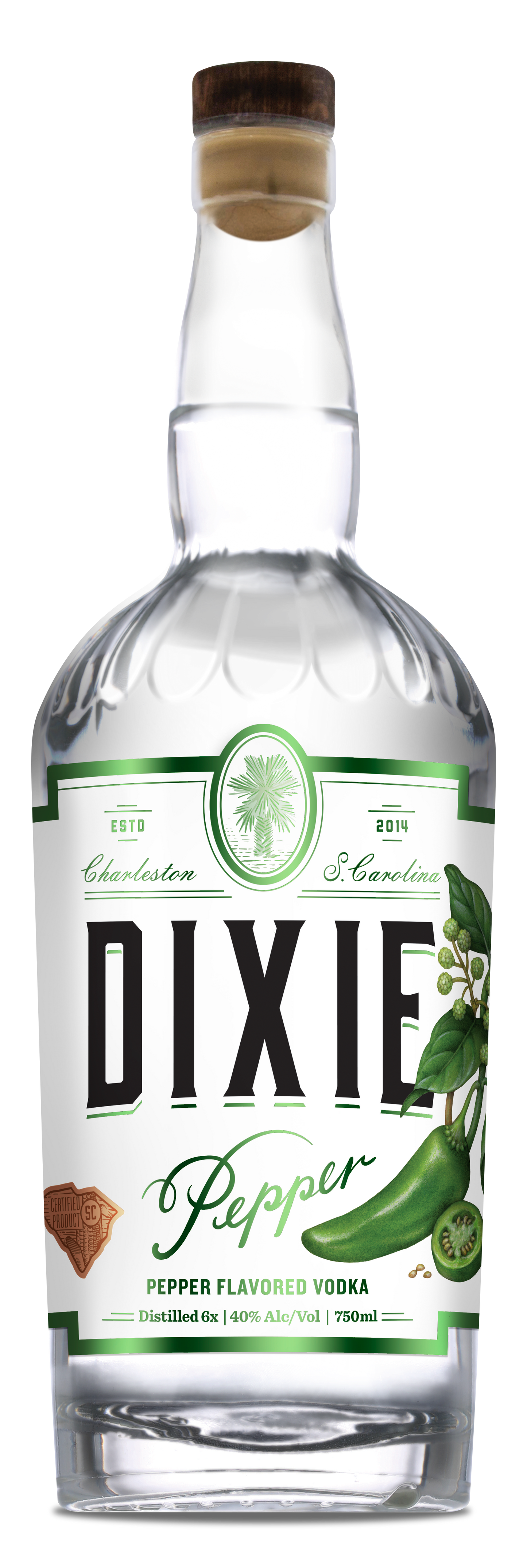 Dixie Black Pepper Vodka 750 ml