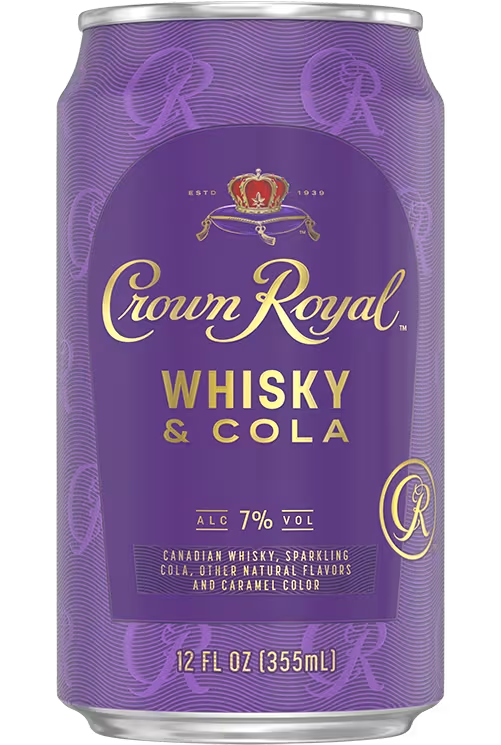 Crown Royal Whisky & Cola 4x355 ml