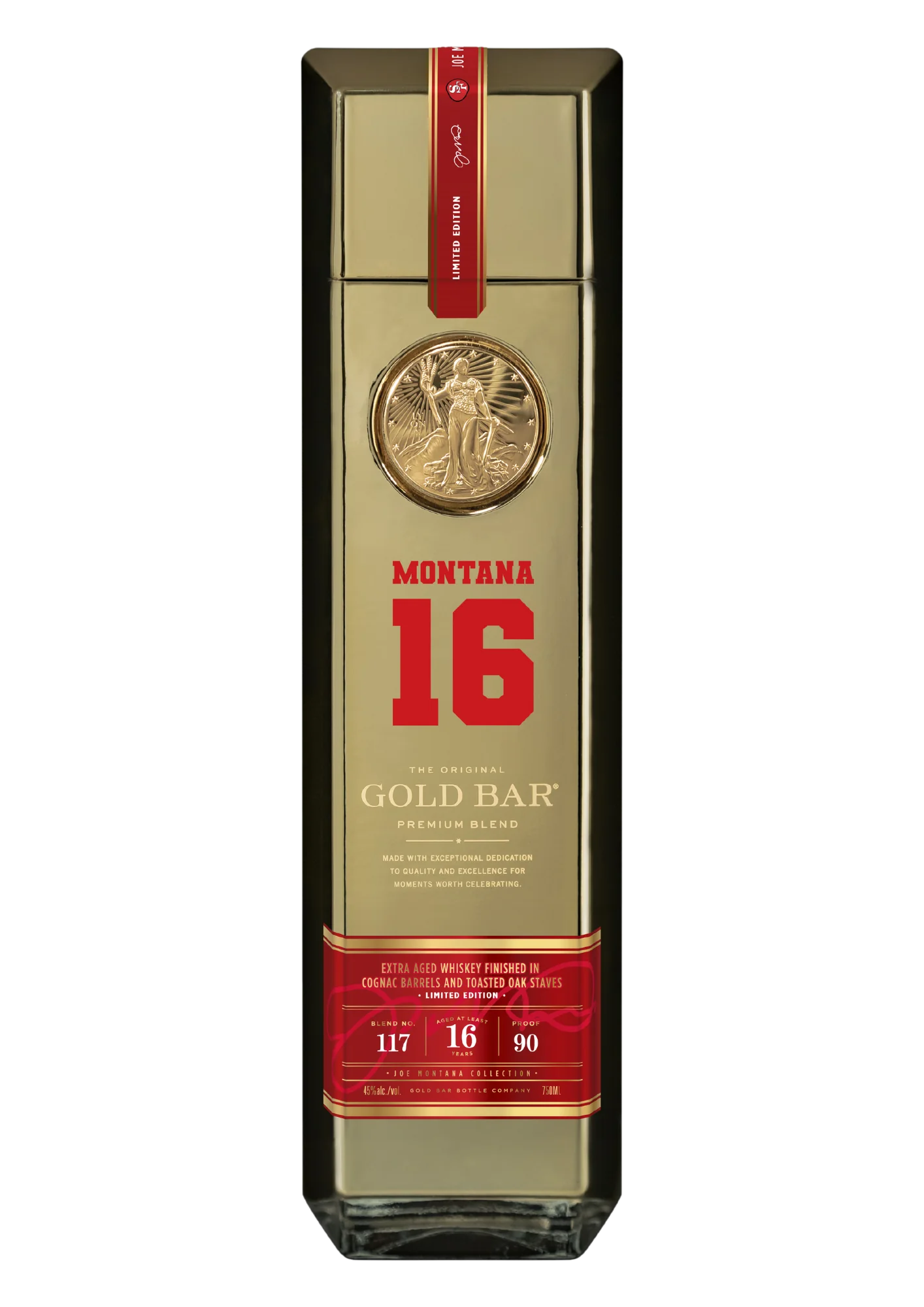 Gold Bar Joe Montana (90 proof) 750 ml