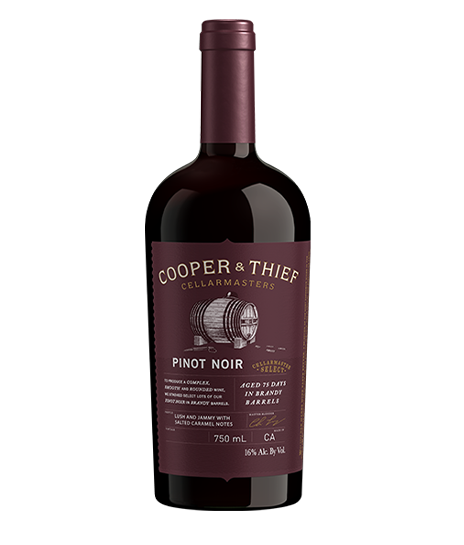 Cooper and Thief Brandy Barrel Aged Pinot Noir 750ml