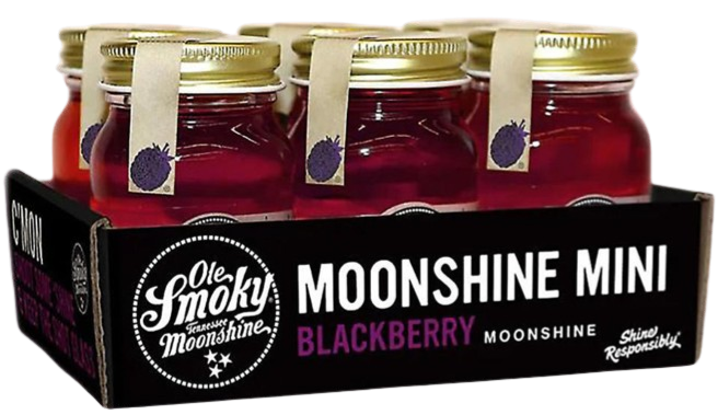 Ole Smoky Blackberry Moonshine Minis (6) 50 ml (6pack)