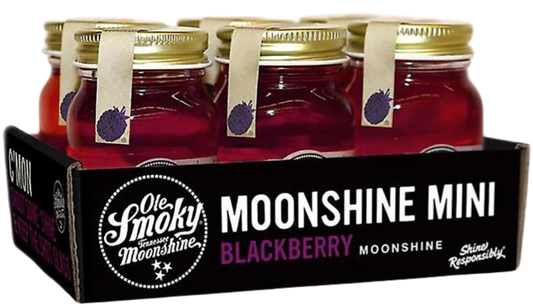Ole Smoky Blackberry Moonshine Minis (6) 50 ml (6pack)