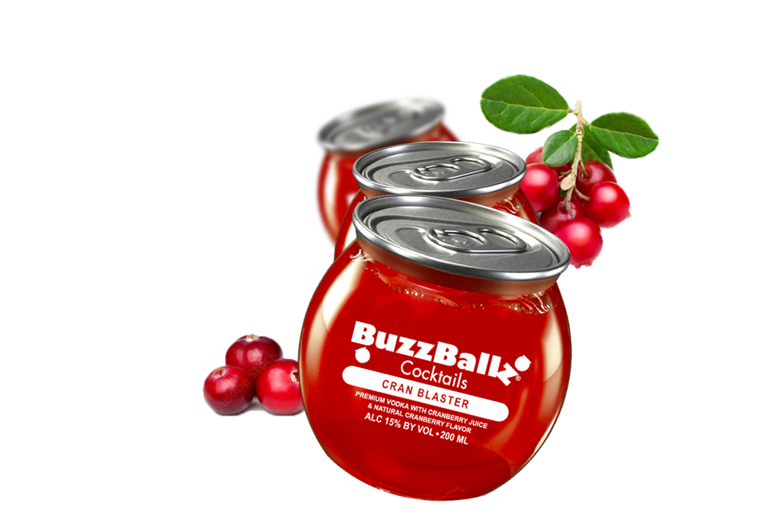 Buzzballz Cranberry Blasters Cocktails (24 pack) 200 ml