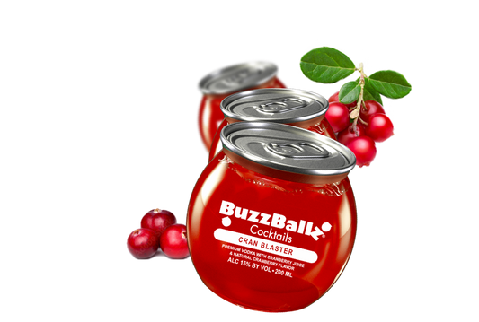 Buzzballz Cranberry Blasters Cocktails (24 pack) 200 ml