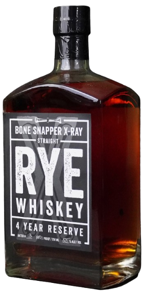Bone Snapper X-Ray Rye Whiskey 4 Year Reserve 750ml