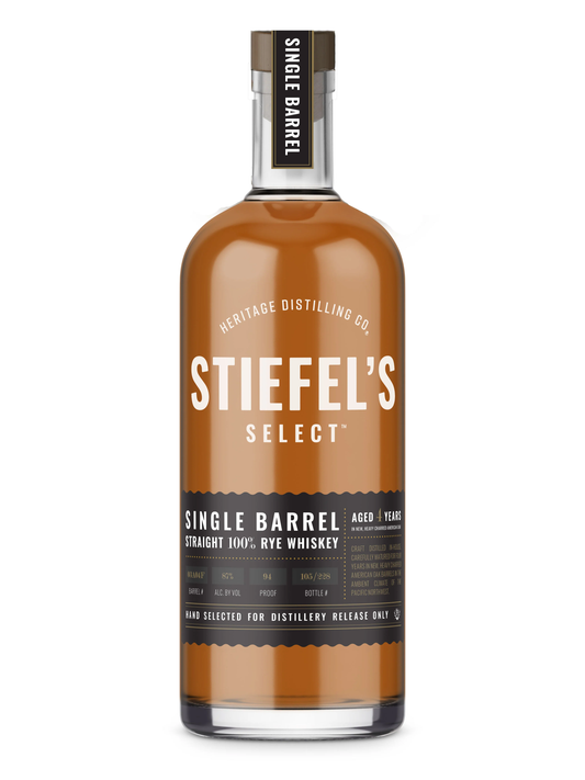 Heritage Distilling Co Stiefel's Singe Barrel High Rye 4 year 750 ML