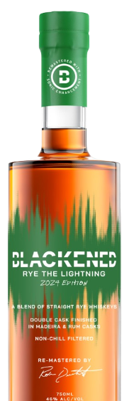 Blackened The Lightning Kentucky Straight Rye Whiskey 750 ml