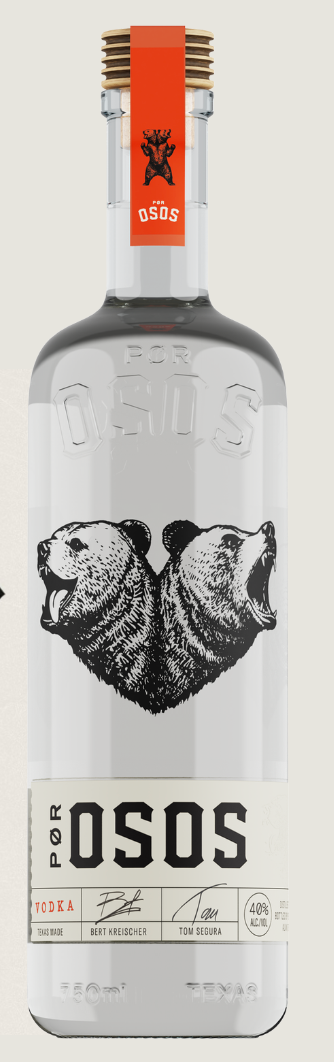 Por Osos Vodka 750 ml