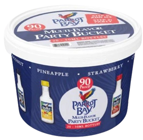 Parrot Bay Party Bucket 20x50ml