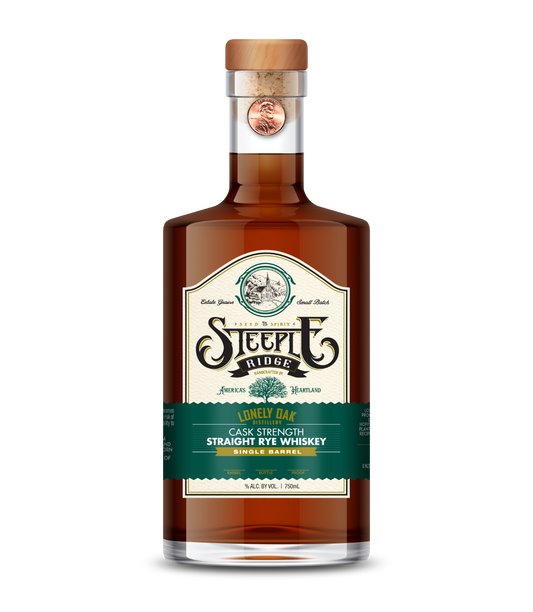 Lonely Oak Steeple Ridge Single Barrel Cask Strength Barrel Series 750 ML