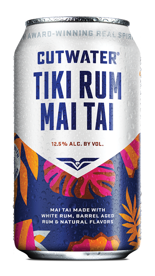 Cutwater Tiki Rum Mai Tai 4 pack cans 4x355 ml