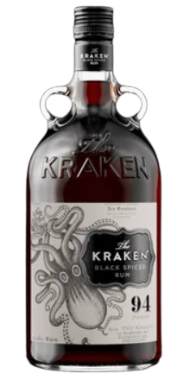 The Kraken Black Spiced Rum White Label 750ml