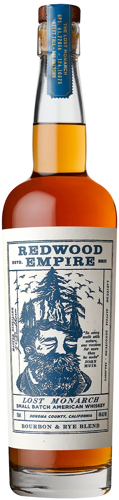 Redwood Empire Lost Monarch Blended Straight Whiskey 750 ml