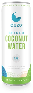 Dezo Spiked Coconut Water 12oz (4 Pack) 355 ml