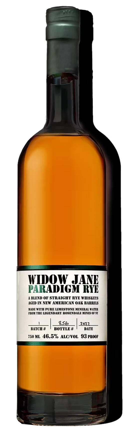 Widow Jane Paradigm Rye 750ml