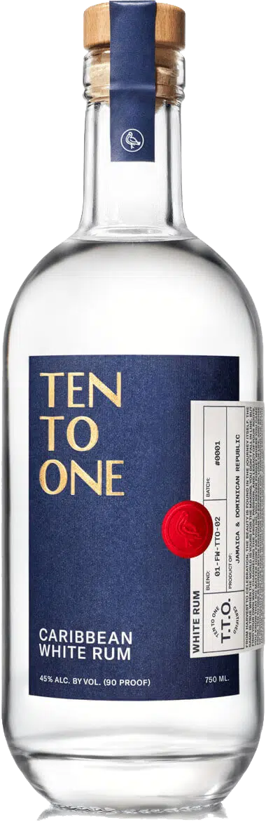 Ten To One Caribbean White Rum 750 ml