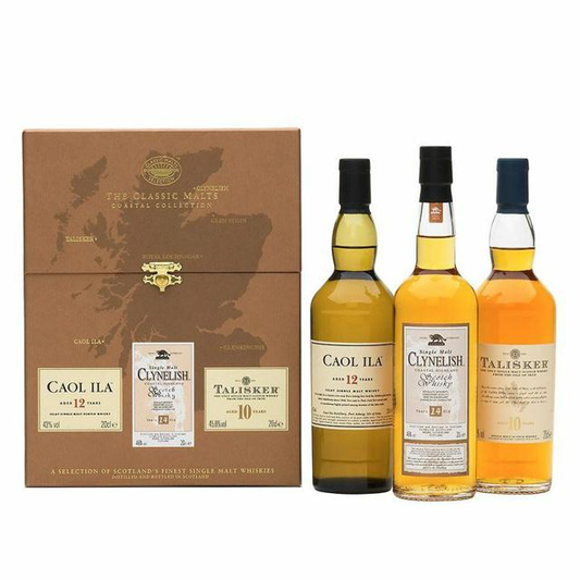 The Classic Malt Coastal Collection gold box 200 ml x3